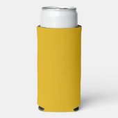 Mustard Yellow Solid Color スリム缶クーラー (Seltzer正面)