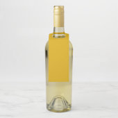 Mustard Yellow Solid Color ボトルネックタグ (ボトル)