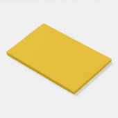 Mustard Yellow Solid Color ポストイット (アングル)
