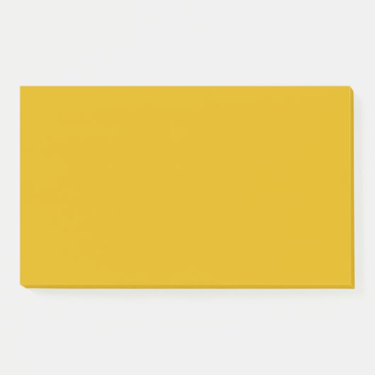 Mustard Yellow Solid Color ポストイット (正面)