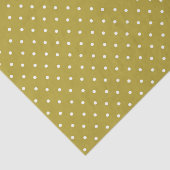  Mustard yellow white polka dots pattern  薄葉紙 (詳細)