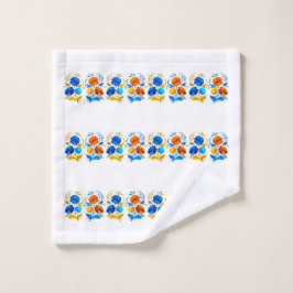 Muster aus Blumen  ウォッシュタオル