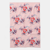 Muster aus Blumen キッチンタオル (縦)