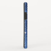 Muster blau weiß mit Blumen Case-Mate iPhoneケース (裏面/右)