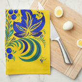 Muster im ukrainischen Volksstil キッチンタオル (四つ折り)