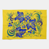 Muster im ukrainischen Volksstil キッチンタオル (横)