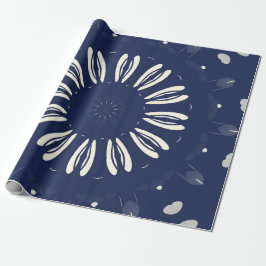 Muster in Blau und Weiß ラッピングペーパー