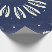 Muster in Blau und Weiß ラッピングペーパー (角)