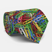 Muster pattern Büroklammern paper clips ネクタイ (ロール)