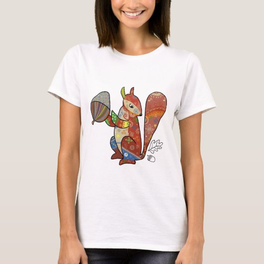 Mustereichhörnchen Tシャツ (正面)