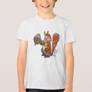 Mustereichhörnchen-T - Shirt トライブレンドTシャツ