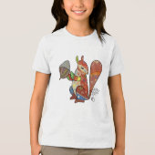Mustereichhörnchen-T - Shirt トライブレンドＴシャツ (正面)