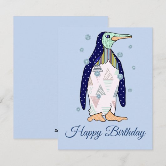 Musteringuin Geburtstag シーズンカード (正面/裏面)