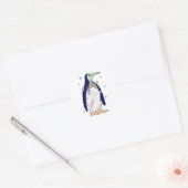 Musterpinguin ラウンドシール (封筒)