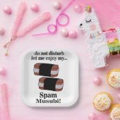 Musubiスパム楽しむMusubiパーティー ペーパープレート (パーティー)