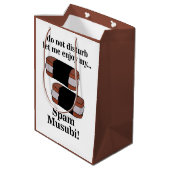 Musubiスパム楽しむmusubi ミディアムペーパーバッグ (裏面アングル)