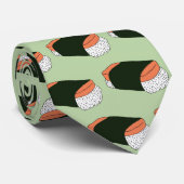 Musubi Sushi Hawaiian Food Pattern ネクタイ (ロール)