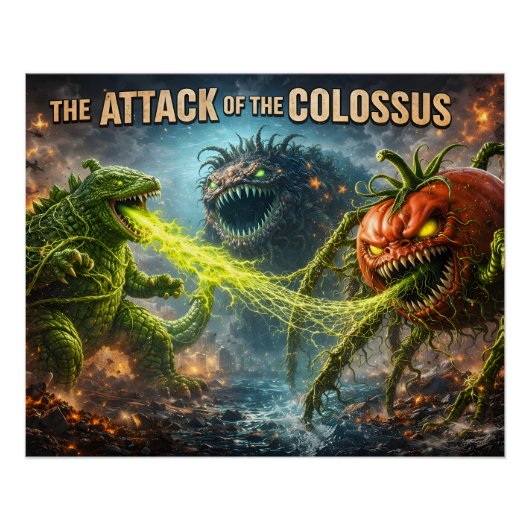 Mutant veggie semi gloss poster ポスター (正面)