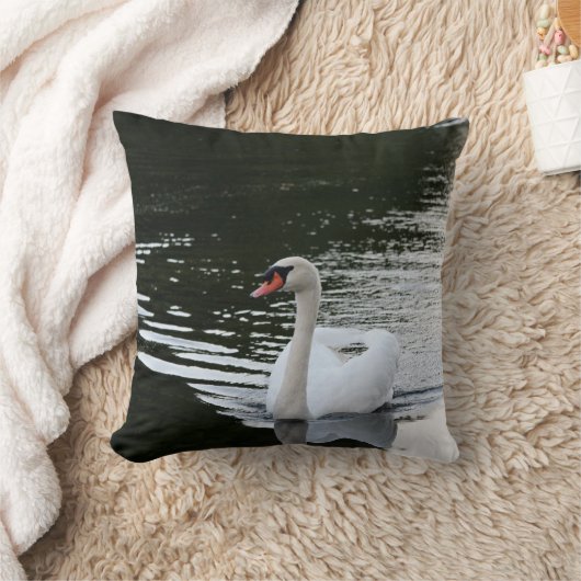 Mute Swan クッション (ブランケット)