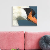 Mute Swan -ファインアートプリント キャンバスプリント (インサイチュ (リビング))