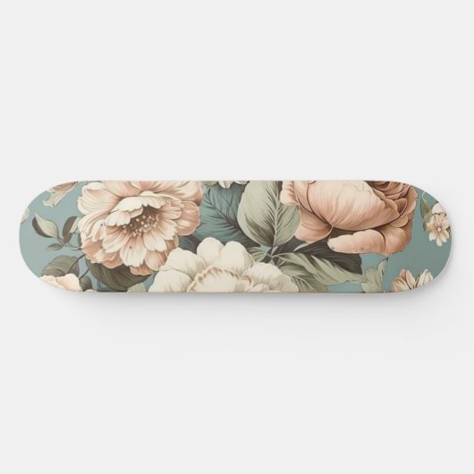 Muted Botanical Dream スケートボード (横)