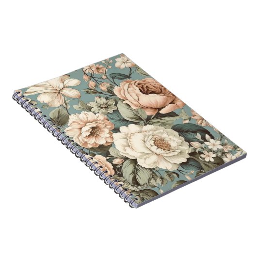 Muted Botanical Dream ノートブック (右側)