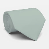 Muted Eucalyptus Green Color ネクタイ (ロール)