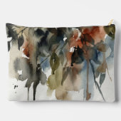 Muted Forest Watercolor アクセサリーポーチ (裏面)