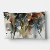 Muted Forest Watercolor アクセサリーポーチ (裏面)