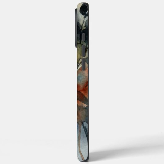 Muted Forest Watercolor Case-Mate iPhoneケース (裏面 / 左)