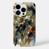Muted Forest Watercolor Case-Mate iPhoneケース (裏面)