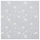 Muted Gray And White Wildflower Pattern ファブリック (見本)