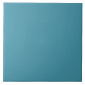 Muted Marine Blue Ceramic Tile. タイル (正面)