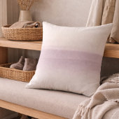 Muted Mauve Dusk Throw Pillow クッション