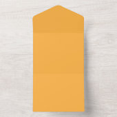 Muted Orange Background Texture for Web and Print オールインワン招待状 (内側)