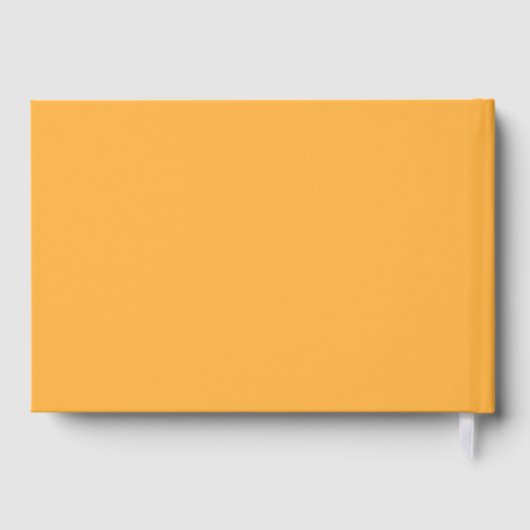 Muted Orange Background Texture for Web and Print ゲストブック (裏面)