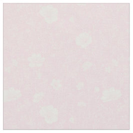 Muted Pink And White Wildflower Pattern ファブリック