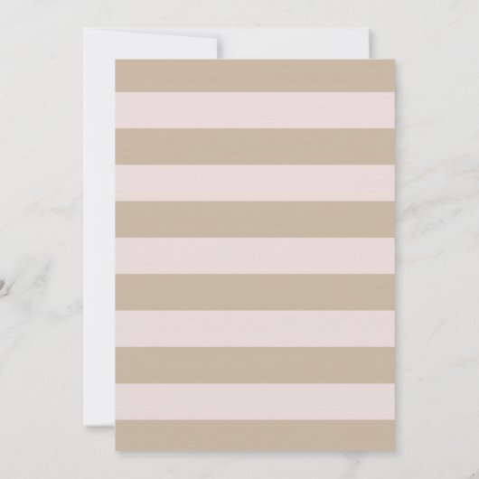 Muted Rainbow Gender Reveal Invitation 招待状 (裏面)