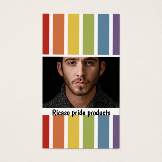 Muted Rainbow Pride Personalized (正面)