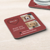 Muted Red Memory Tribute コースター (左側)