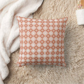Muted Terracotta Throw Pillow クッション (ブランケット)
