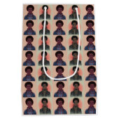 MutedColor Afrofuturist Kings ミディアムペーパーバッグ (裏面)