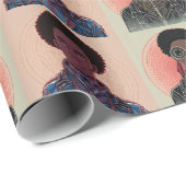 MutedColor Afrofuturist Kings ラッピングペーパー (ロールコーナー)