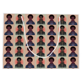 MutedColor Afrofuturist Kings ラージペーパーバッグ