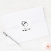 MuteHeadシール スクエアシール (封筒)