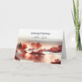 Muttertagskarte "Zum Muttertag Alles Liebe" カード