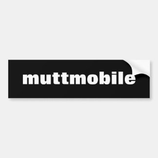muttmobile バンパーステッカー