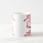 Mutton Busting School Quote Sheep Riding Rodeo コーヒーマグカップ (中央)