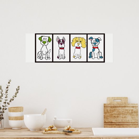 Muttsスケッチ ポスター (キッチン)