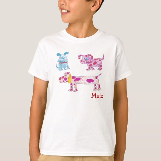 Mutz (雑種犬)のワイシャツ tシャツ (正面)